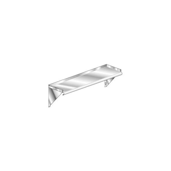 Aero Aero Manufacturing 16 Gauge Deluxe Wall Shelf 304 Stainless Steel - 36"W x 12"D 3W-1236 - main